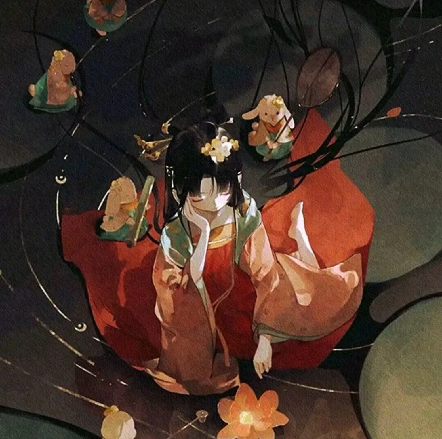 美女壁纸_美女高雅造型