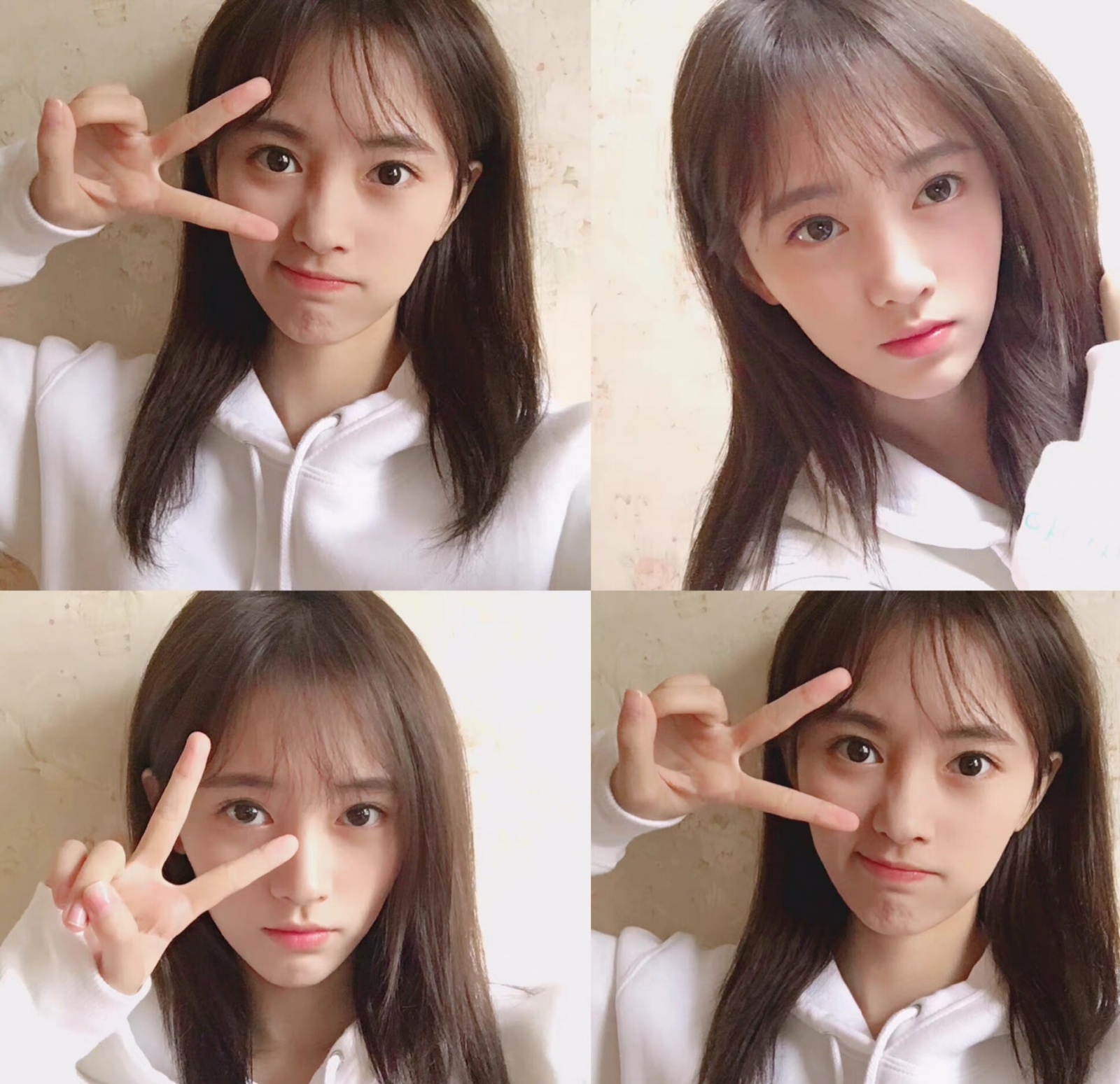 美女照片手机挡脸头像_美女头像