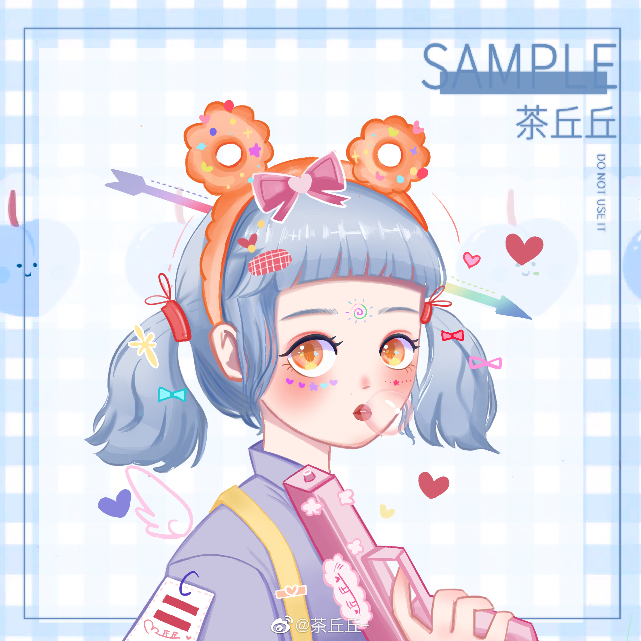 少女插画头像_美女壁纸1920×1080