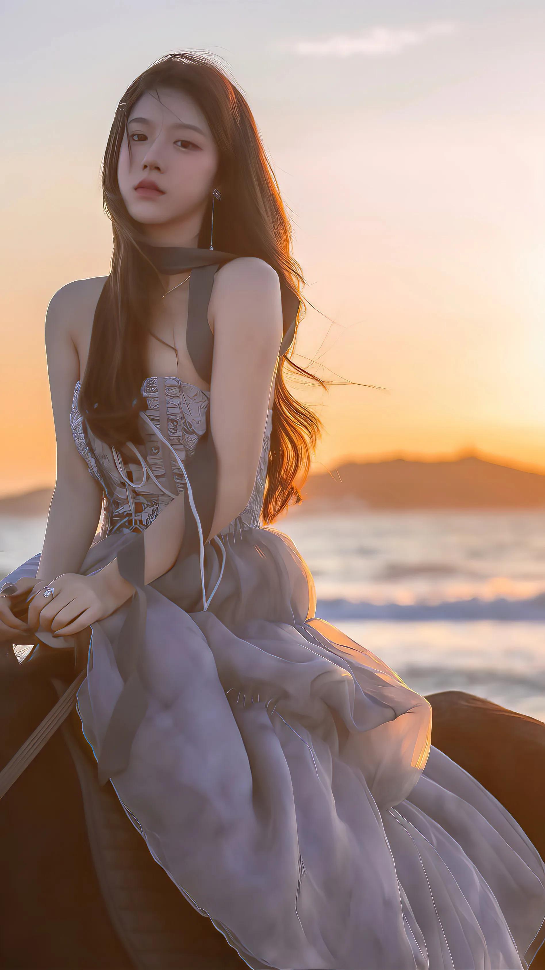 居家休闲装美腿美女曹婉瑾高清手机壁纸美女壁纸壁纸下载彼岸桌面_美女头像真人