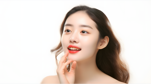美丽年轻的亚洲女人与清洁新鲜的皮肤_美女壁纸电脑壁纸高清
