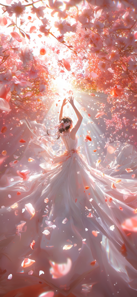 清新梦幻水色系天使少女头像小红书_美女自拍背影微信头像