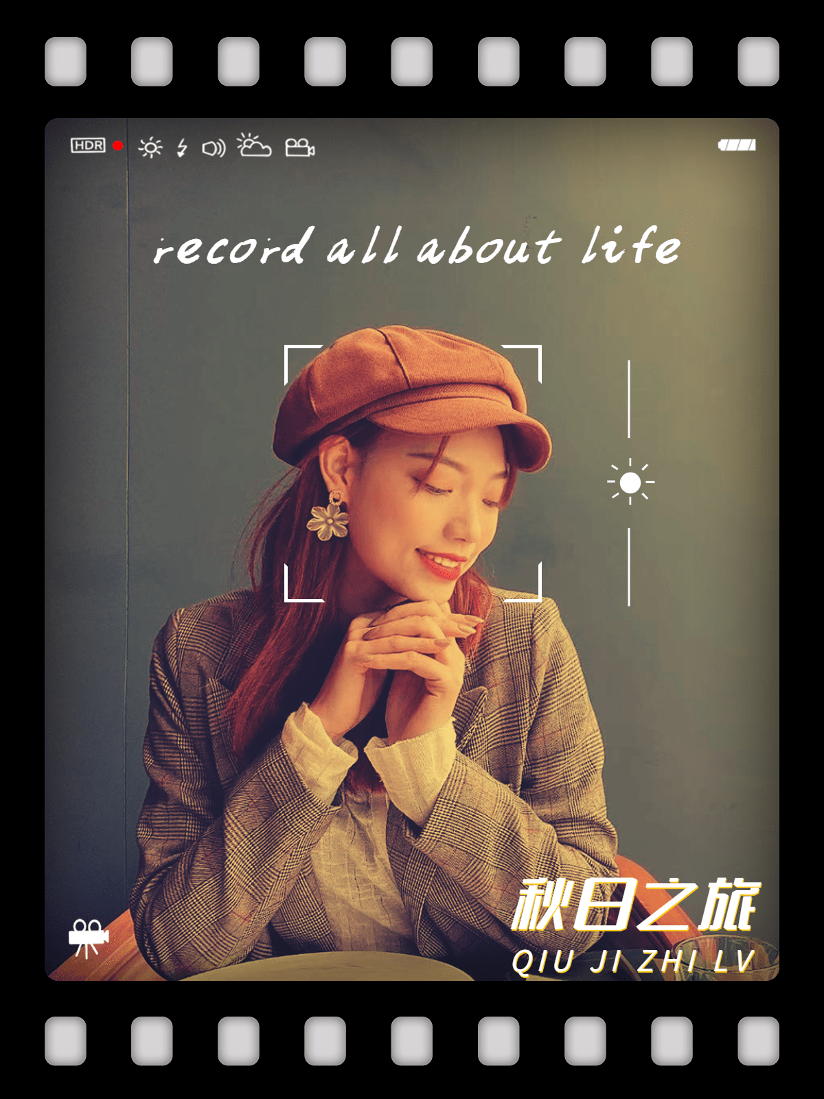 文体娱乐晒照气泡轻动效竖版视频气泡内的文字均可修改适合发圈晒照晒产品可添加张图片或视频_美女头像