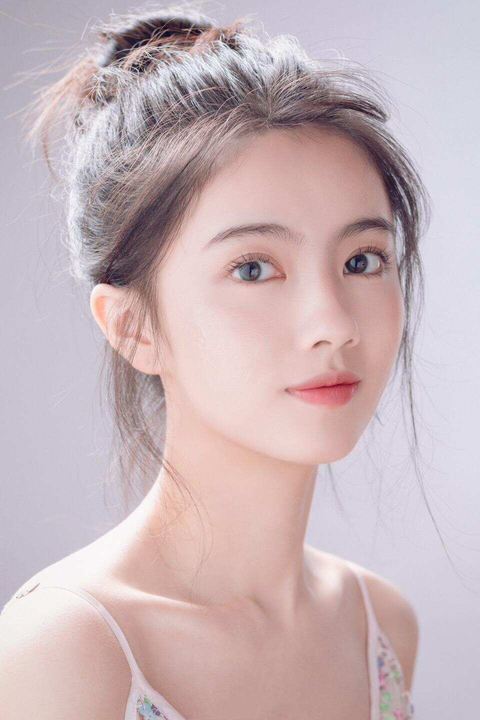 美女正面_美女头像真人侧脸