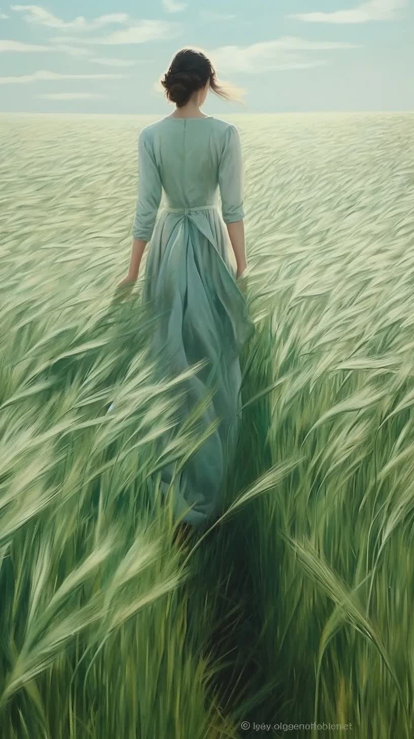 夏日海边_美女高雅造型