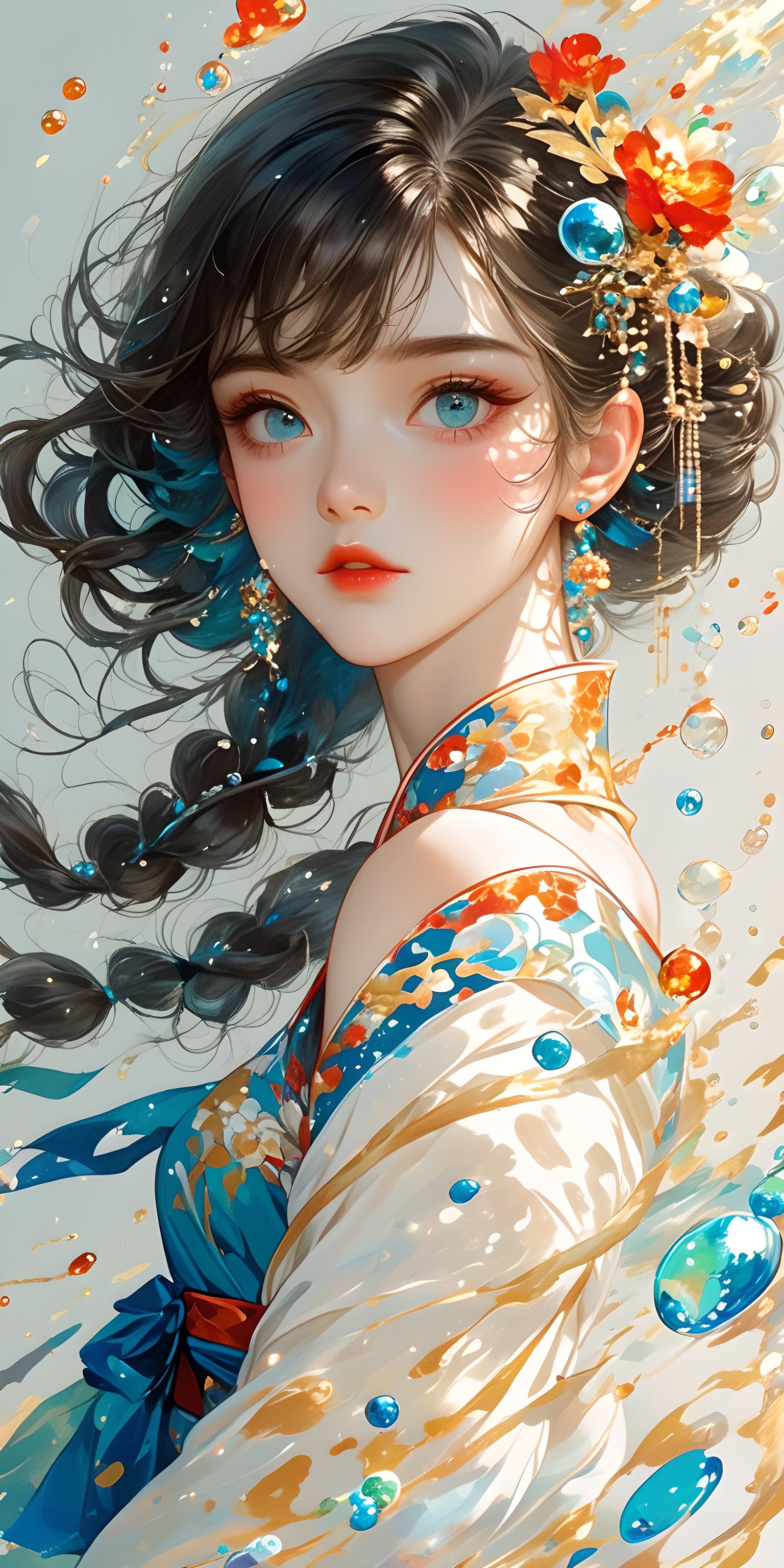 美女图片微信头像侧脸_美女头像