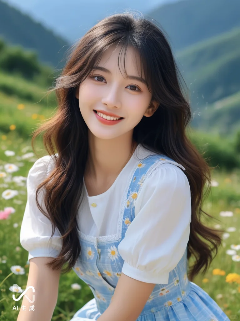 可爱少女户外穿搭拍摄_美女壁纸锁屏