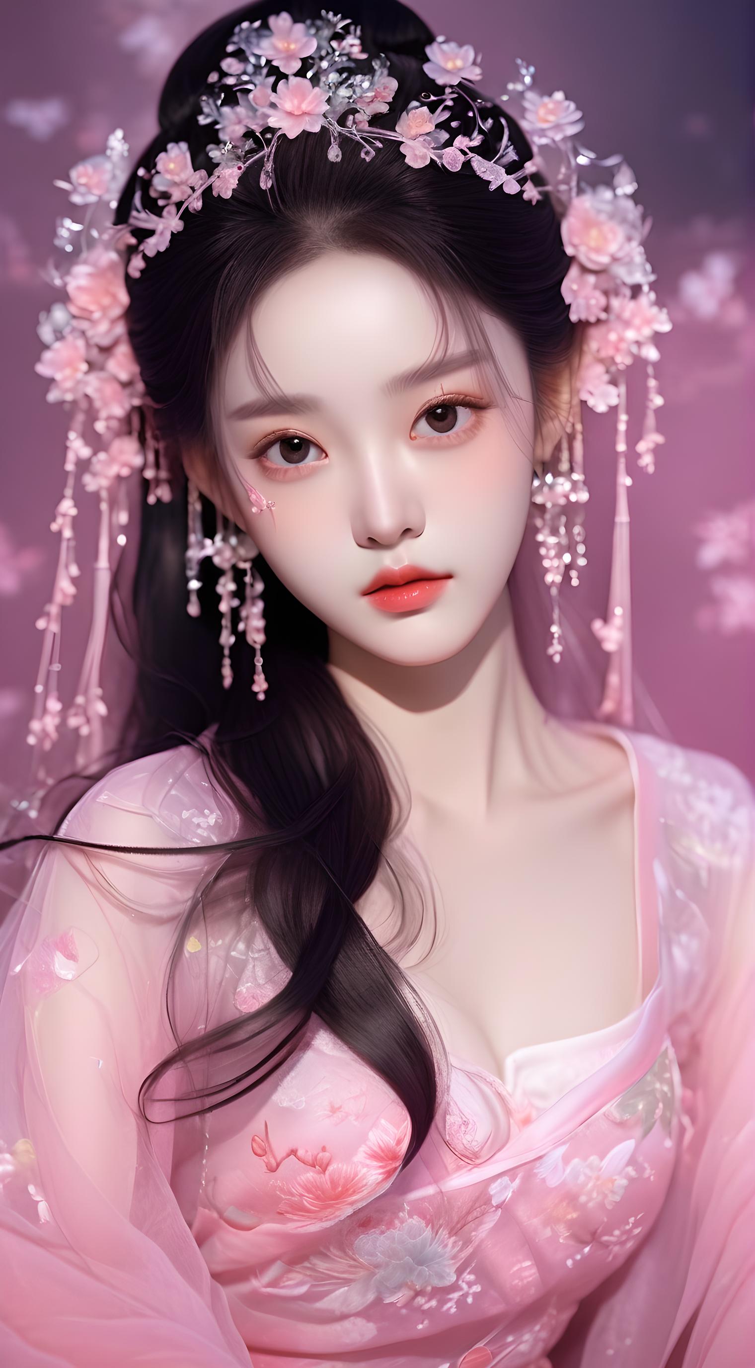 美女高雅造型_美女照片头像真人图片