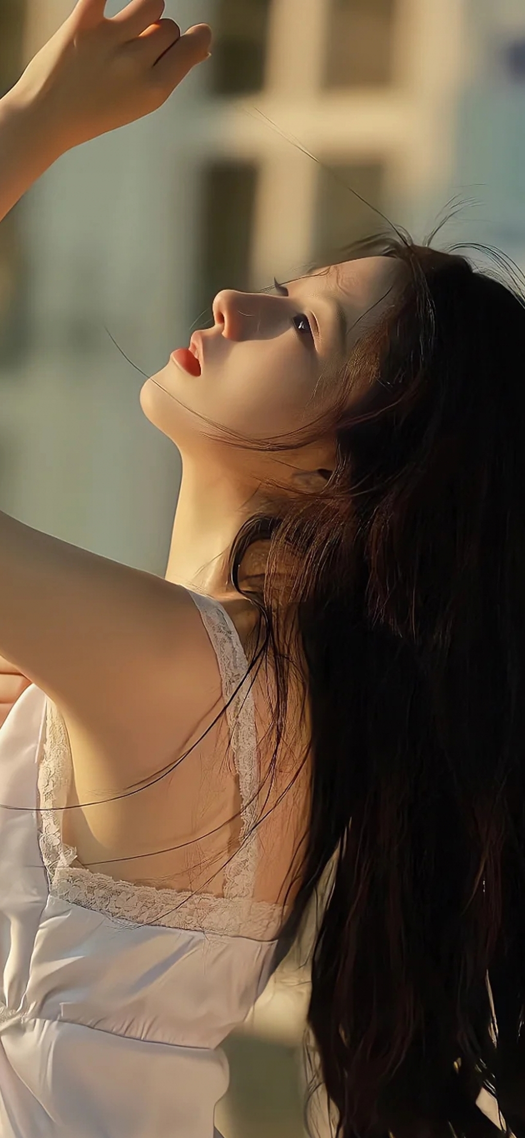 手机壁纸阿狸漂亮的脸可爱小嘴个性美女_美女头像甜美