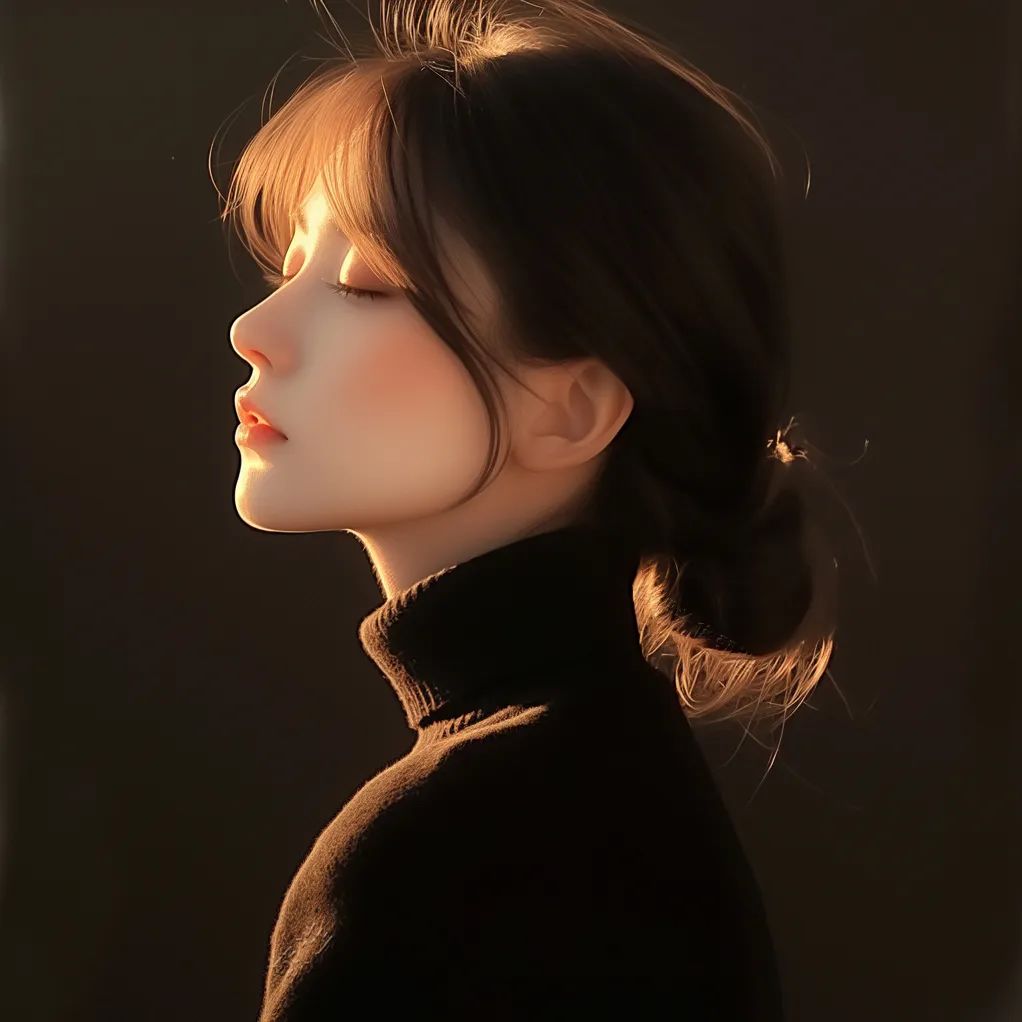 美容美妆形象包装时尚感朋友圈封面_美女高雅造型