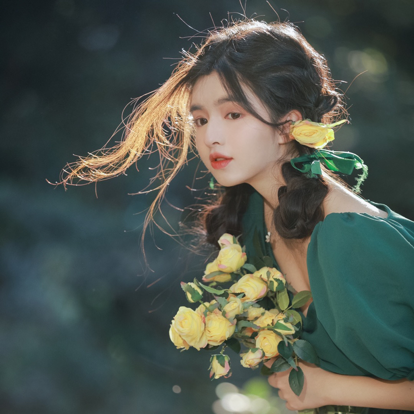 光影头像_美女头像