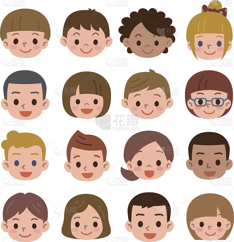卡通头像手绘_美女头像真人很吸引人