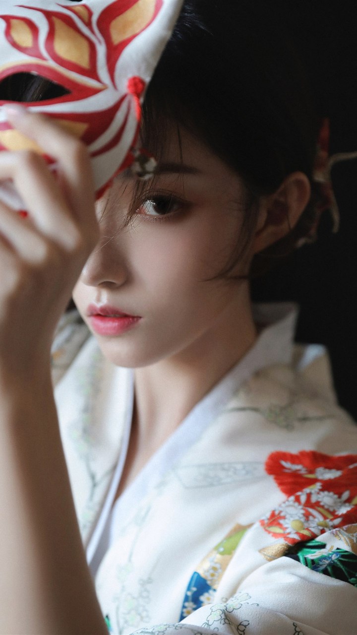 森系清纯可爱美女抬头美女壁纸_美女照片